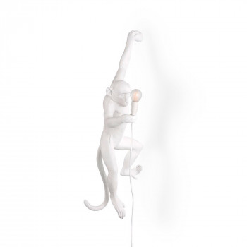 MONKEY LAMP RESINA COLGADO PARED