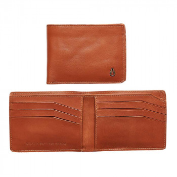 CARTERA LEATHER SLIM SADDLE