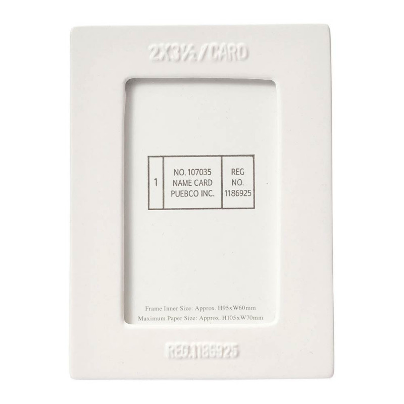 CERAMIC FRAME NAME CARD
