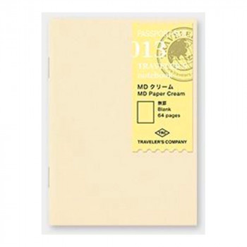 NOTEBOOK PASSPORT SIZE REFILL MD P CREAM