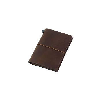 LIBRETA CUERO PASSPORT PEQUEÑA MARRÓN