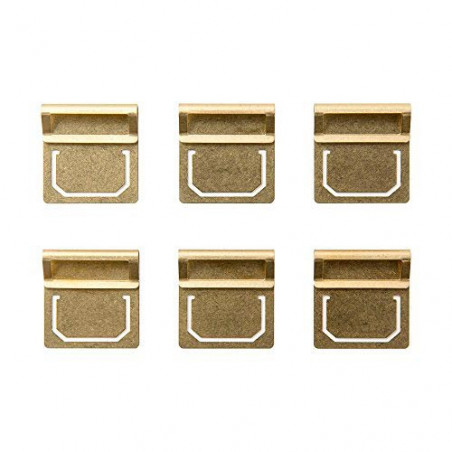BRASS INDEX CLIPS
