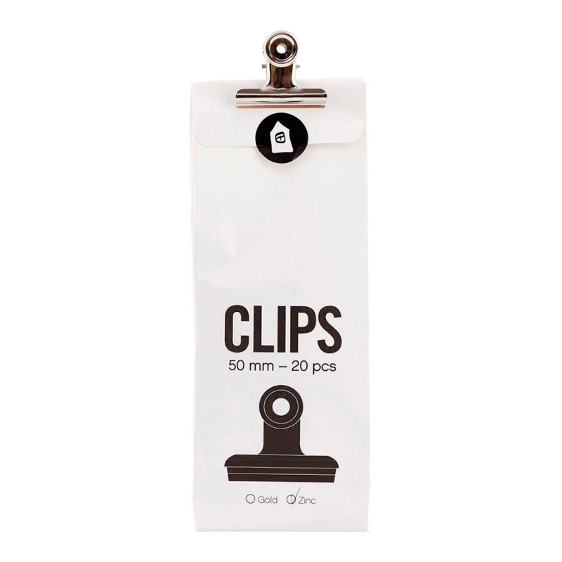CLIPS ZINC 50MM20PCS CLIPS ZINC 50MM20PCS
