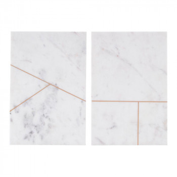 BOARD MARBLE WHITE