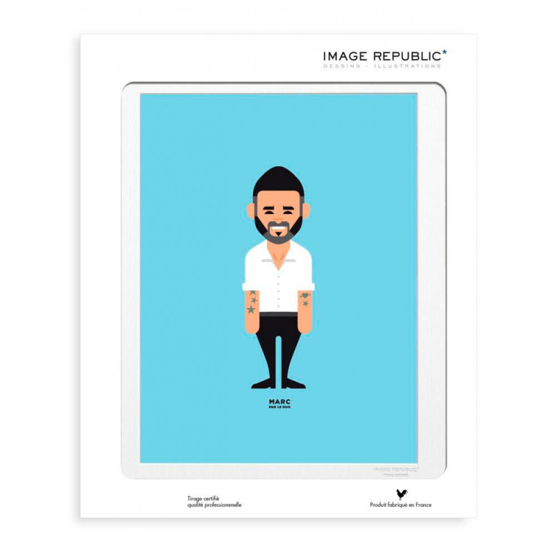 LE DUO MARC CREATEURS 30X40 CM LE DUO MARC CREATEURS 30X40 CM