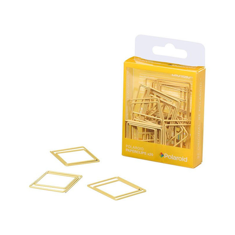 PAPERCLIPS x20 YELLOW PAPERCLIPS x20 YELLOW