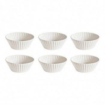 SET OF 6 PORCELAIN CUPCAKE ø Cm.7,8  h.3