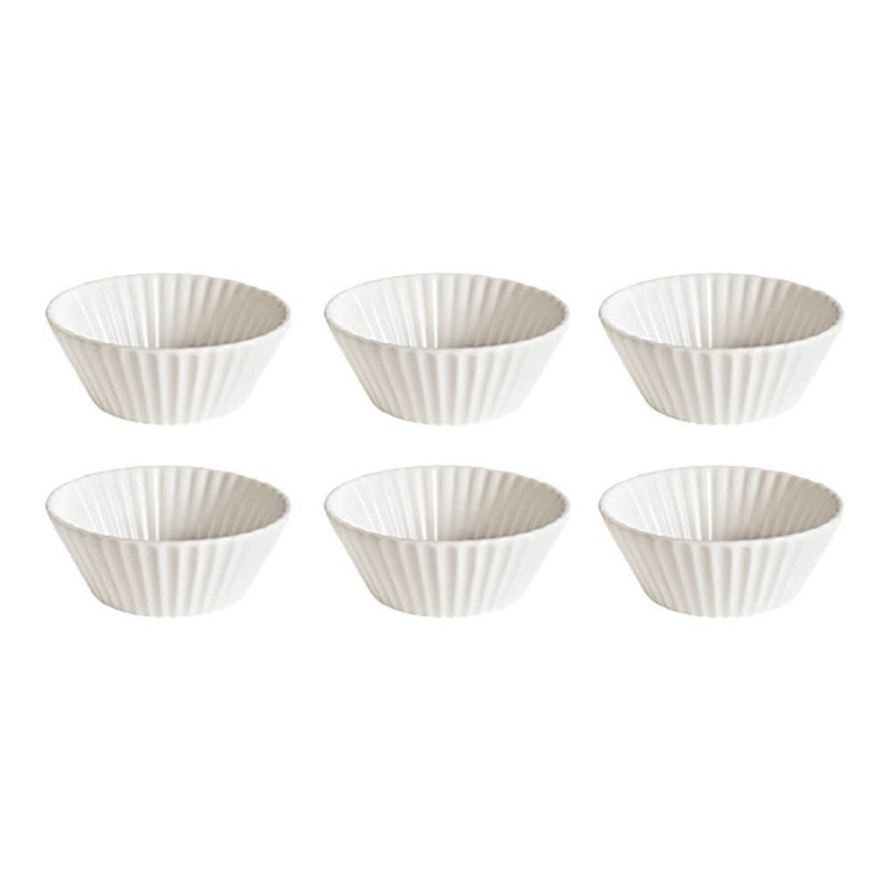 SET OF 6 PORCELAIN CUPCAKE ø Cm.7,8 h.3 SET OF 6 PORCELAIN CUPCAKE ø Cm.7,8 h.3