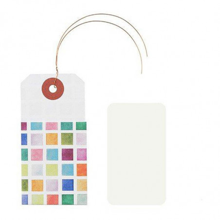 CH PAPER TAGS POCKET WATERCOLOR DOTS                                            