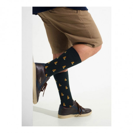 CALCETIN TEQUILA DARK GREEN MELANGE 40-45
