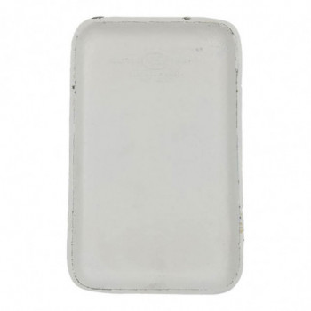 BANDEJA CAST IRON TRAY WHITE