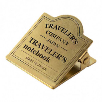 NOTEBOOK BRASS CLIP TRC LOGO