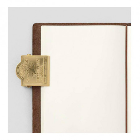 NOTEBOOK BRASS CLIP AIRPLANE