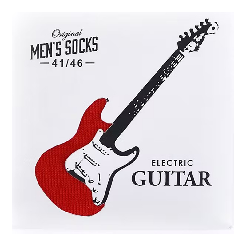 CALCETINES PLUS ONE GUITAR RED CALCETINES PLUS ONE GUITAR RED
