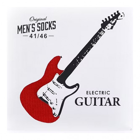 CALCETINES PLUS ONE GUITAR RED