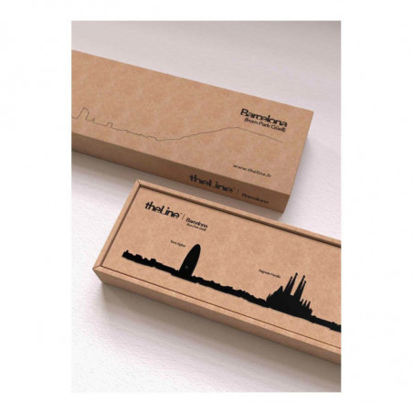 SKYLINE BARCELONA - NEGRO 50CM