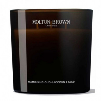 MESMERISING OUDH ACCORD & GOLD SCENTED CANDLE