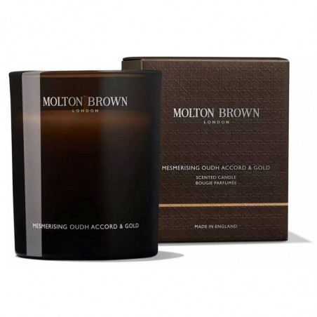 MESMERISING OUDH ACCORD & GOLD SCENTED CANDLE