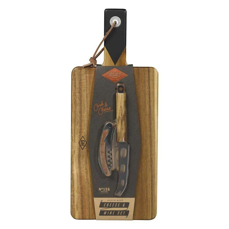 CHEESE & WINE SET WITH KNIFE & BOTTLE OPENER CHEESE & WINE SET WITH KNIFE & BOTTLE OPENER