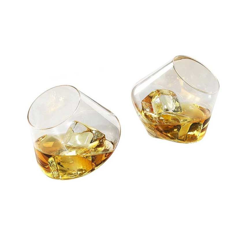 ROCKING WHISKY GLASSES SET OF 2 ROCKING WHISKY GLASSES SET OF 2