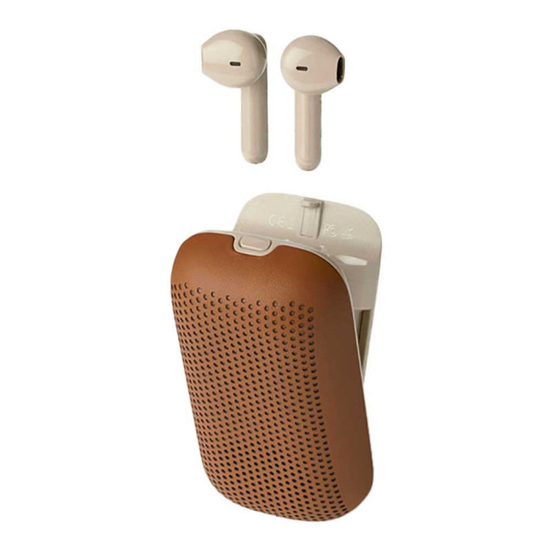 ALTAVOZ Y EARBUDS SPEAKERBUDS CHOCOLATE ALTAVOZ Y EARBUDS SPEAKERBUDS CHOCOLATE