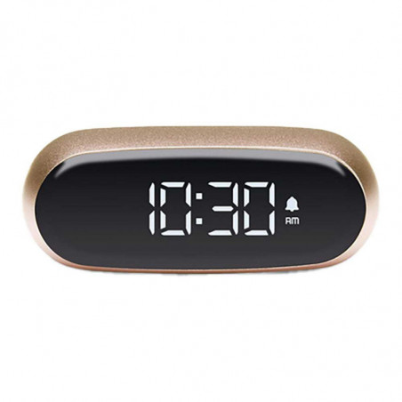RELOJ DESPERTADOR MINUT DORADO
