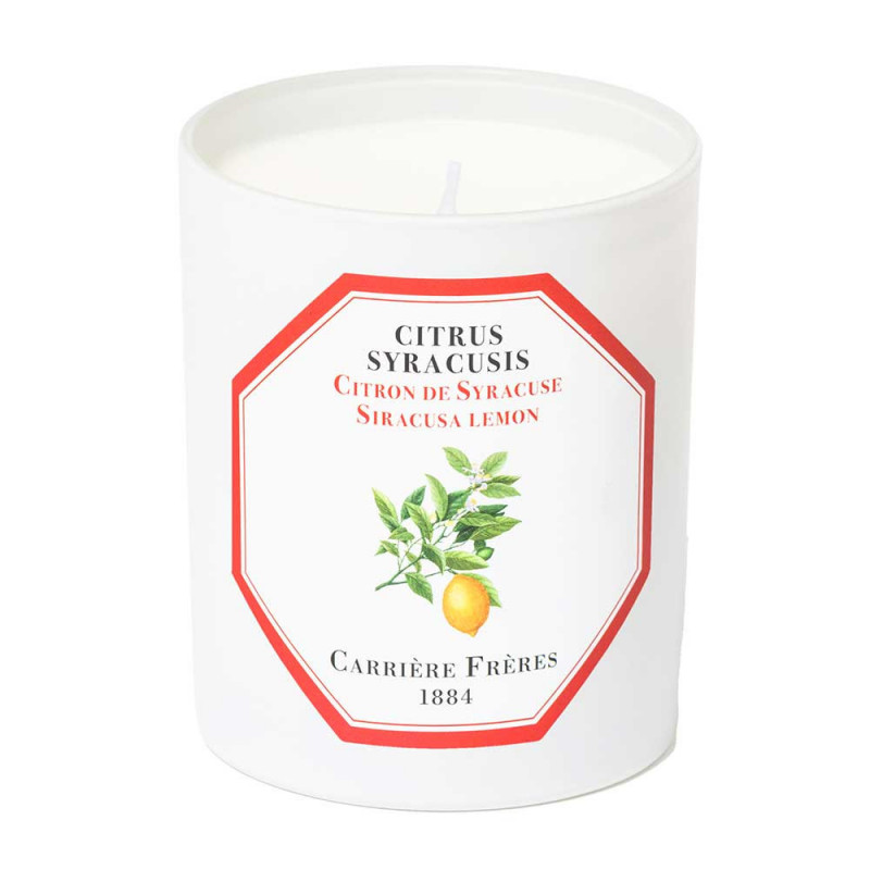 SIRACUSA LEMON SCENTED CANDLE SIRACUSA LEMON SCENTED CANDLE
