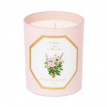 LA ROSE AIME LA MENTHE SCENTED CANDLE