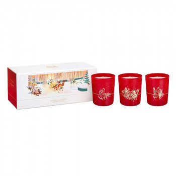 FESTIVE CANDLE TRIO