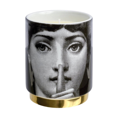 Fornasetti Silenzio XS Candle – Artistic Scented Candle