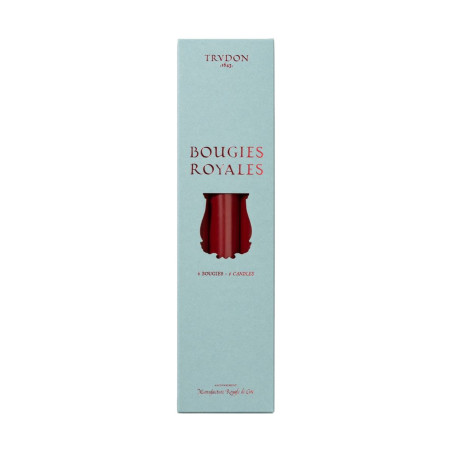 Burgundy Royale Taper Candle x6 - Trudon