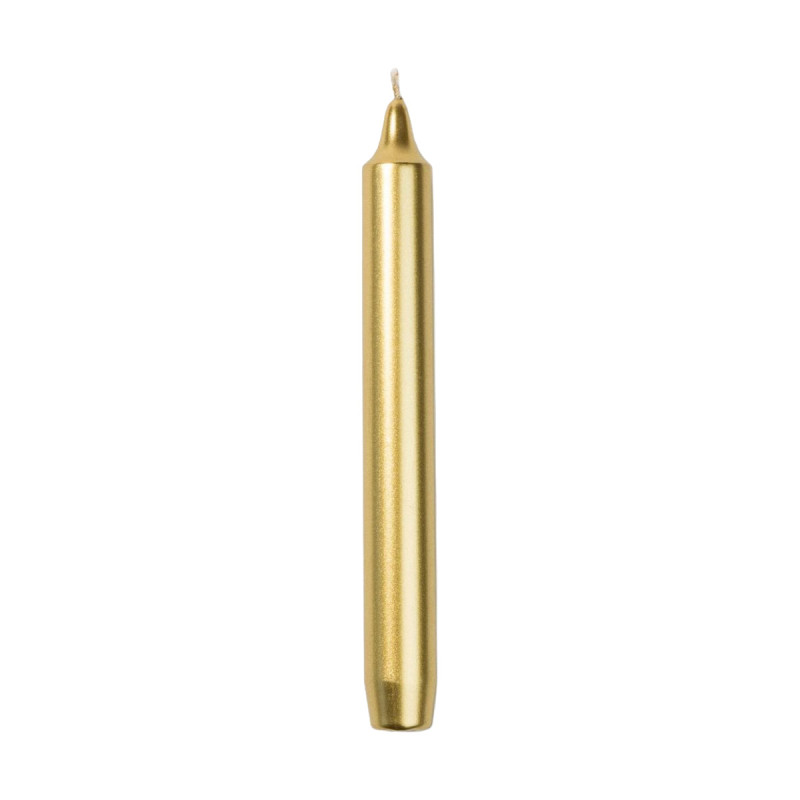 Gold Madeleine Taper Candle x6 - Trudon