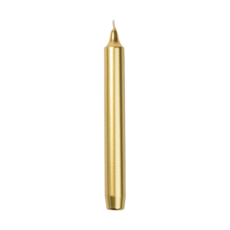 Gold Madeleine Taper Candle x6 - Trudon