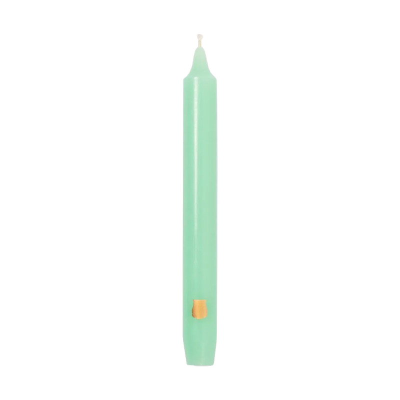 Pastel Green Madeleine Taper Candle x6 - Trudon
