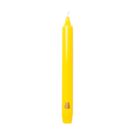 Yellow Madeleine Taper Candle x6 - Trudon