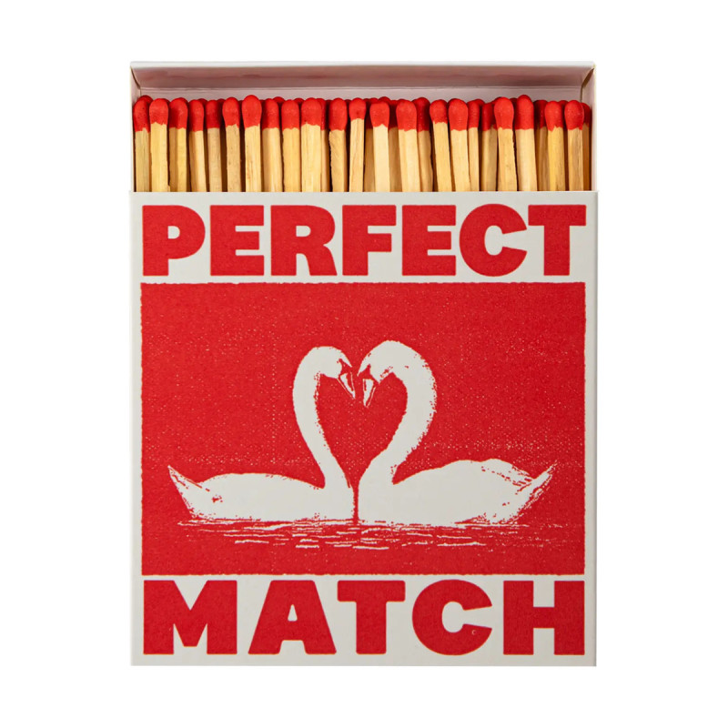 I Like You Swans Matchbox San Valentín | Archivist