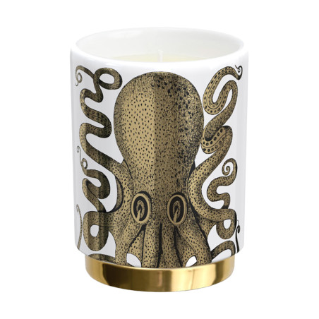 Polipo XS Scented Candle Black/Gold | Fornasetti