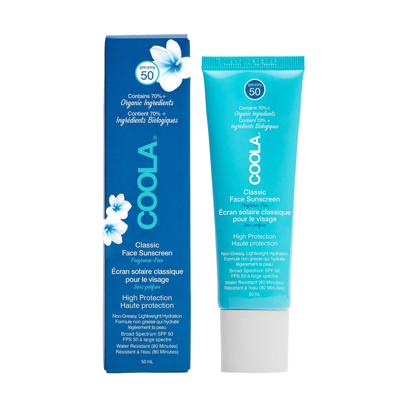 Classic Face SPF50 Fragrance Free 50ml | Coola Suncare