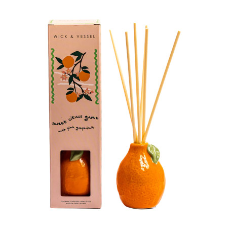 Orange Diffuser | Wick & Vessel