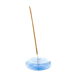 Blue Dimple Glass Incense Holder | MAEGEN