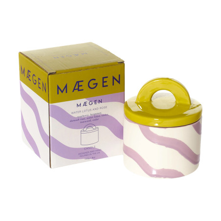 Water Lotus & Rose Pablo Candle Pot | MAEGEN