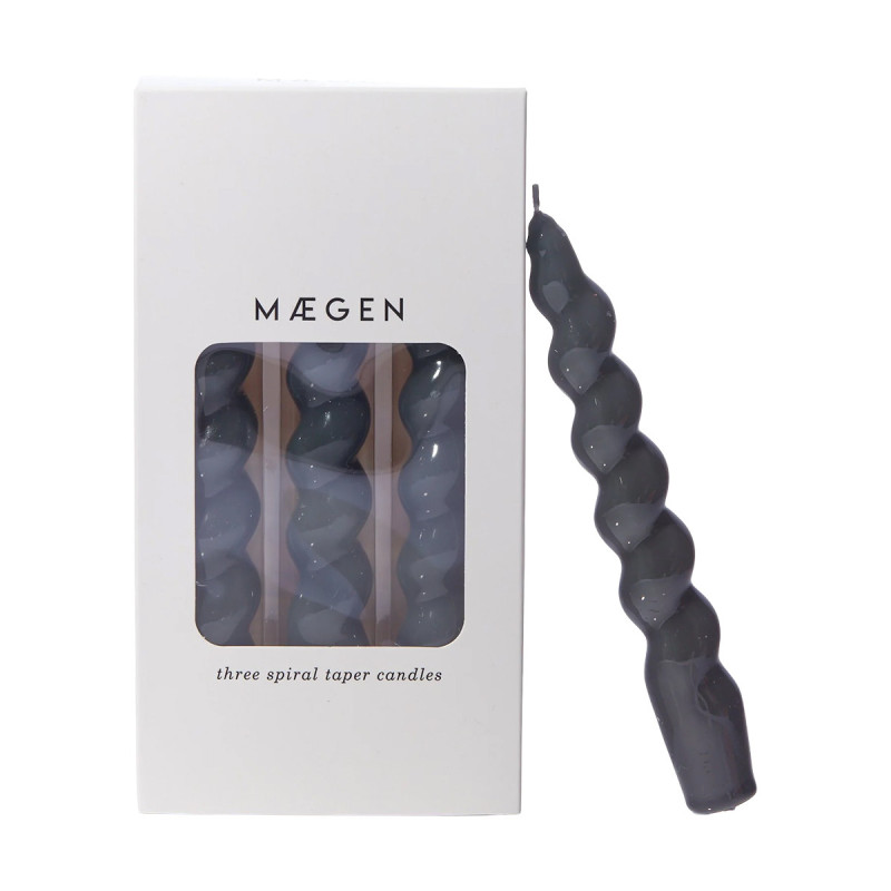 Dark Grey Spiral Taper | MAEGEN