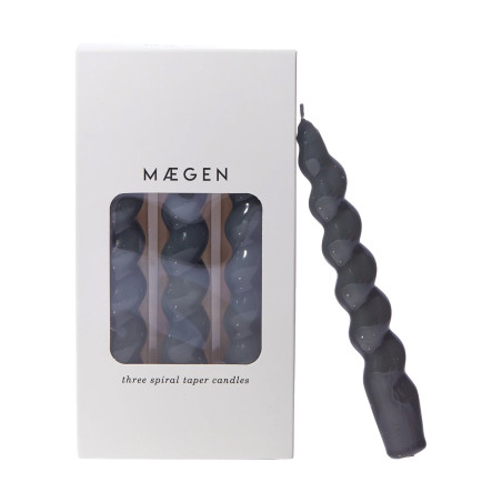 Dark Grey Spiral Taper | MAEGEN