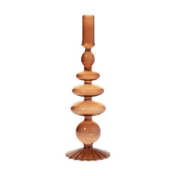 Champagne Taper Holder Coloured Glass | MAEGEN