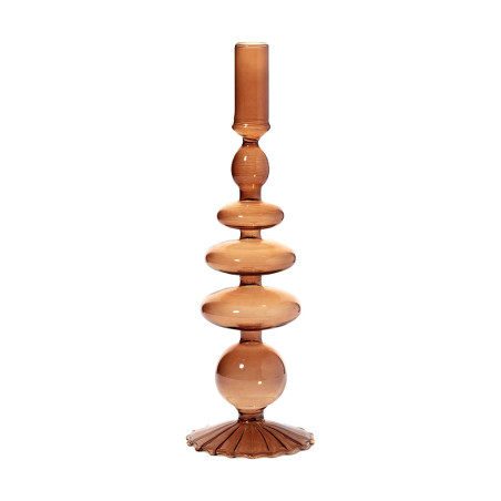 Champagne Taper Holder Coloured Glass | MAEGEN