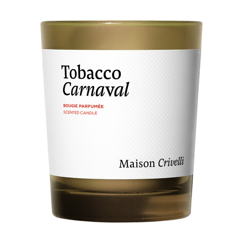 Tobacco Carnaval Candle | Maison Crivelli