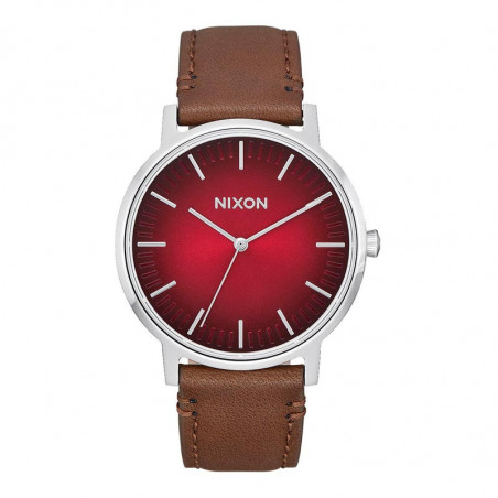 RELOJ PORTER LEATHER OXBLOOD OMBRE / TAUPE