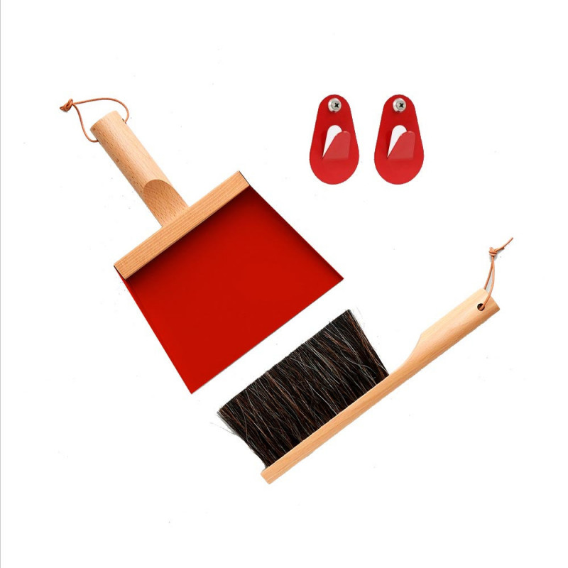 COFRE BRUSH + DUSTPAN + HOOK NEGRO