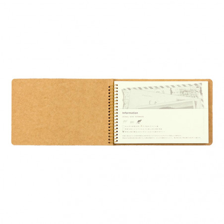 TRC SPIRAL NOTEBOOK B6 BLANK PAPER POCKE