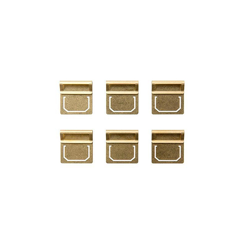 BRASS INDEX CLIPS